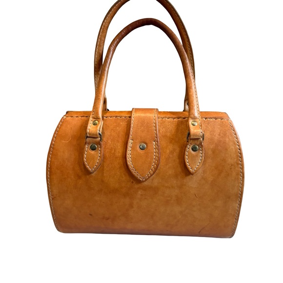 Vintage Chaco Cowhide Leather Hard Case Doctors Bag - Picture 2 of 16